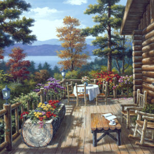 Log Cabin Porch
